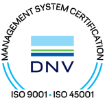 DNVGL ISO 9001 45001 Logo